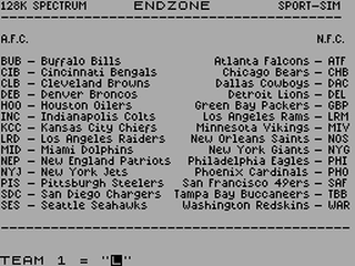 ZX GameBase Endzone:_88e_Program_&_Rosters_(128K) Sport-Sim 1988