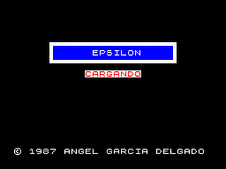 ZX GameBase Epsilon Grupo_de_Trabajo_Software 1987