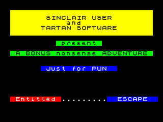 ZX GameBase Escape Tartan_Software 1987