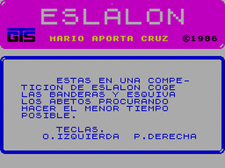 ZX GameBase Eslalon Grupo_de_Trabajo_Software 1985