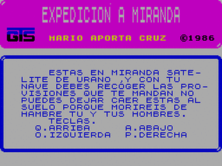 ZX GameBase Expedición_a_Miranda Grupo_de_Trabajo_Software 1985