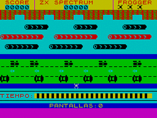 ZX GameBase Frogger MicroHobby 1985