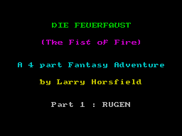 ZX GameBase Feuerfaust,_Die FSF_Adventures 1995