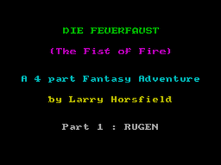 ZX GameBase Feuerfaust,_Die FSF_Adventures 1995