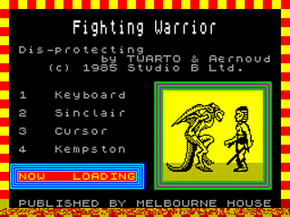 ZX GameBase Fighting_Warrior Melbourne_House 1985