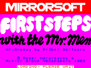 ZX GameBase First_Steps_with_the_Mr_Men Mirrorsoft 1983