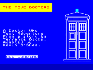 ZX GameBase Five_Doctors,_The Kevin_O'Shea 1986