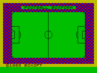 ZX GameBase Football_Boxform_(+3_Disk) Boxoft 1988