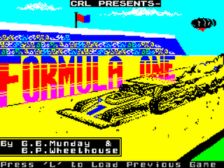 ZX GameBase Formula_One CRL_Group_PLC 1985