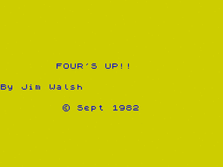 ZX GameBase Four's_Up!! Jim_Walsh 1982