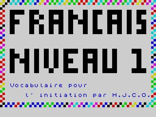 ZX GameBase Français_Niveau_1 Henrique_de_Oliveira