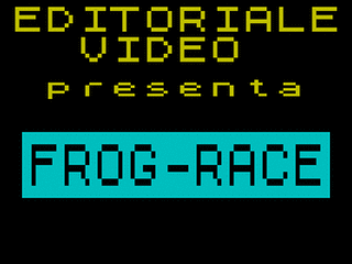 ZX GameBase Frog_Race Editoriale_Video 1984