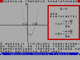 ZX GameBase Funkcja_Kwadratowa Krajowa_Agencja_Wydawnicza 1987