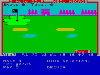 ZX GameBase Golf Meow_Micros 1983