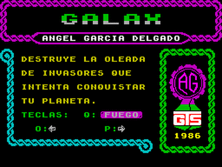 ZX GameBase Galax Grupo_de_Trabajo_Software 1986