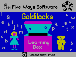 ZX GameBase Goldilocks Arrow 1984