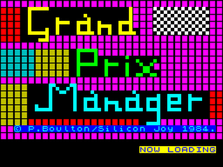ZX GameBase Grand_Prix_Manager Silicon_Joy 1984
