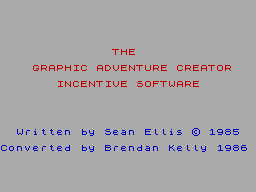 ZX GameBase Graphic_Adventure_Creator Incentive_Software 1986