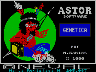ZX GameBase Genética Astor_Software 1986