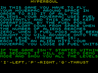 ZX GameBase Hyperbowl 16/48_Tape_Magazine 1984
