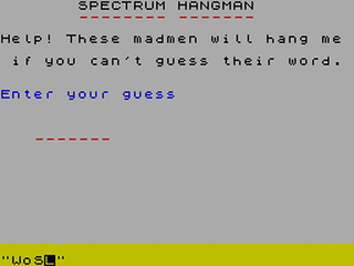 ZX GameBase Hangman Interface_Publications 1983