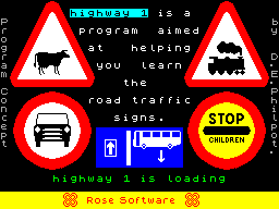 ZX GameBase Highway_Code Rose_Software 1984