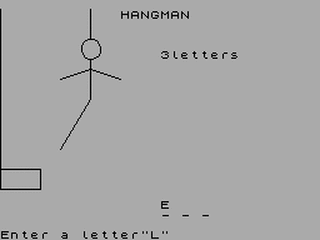 ZX GameBase Hangman