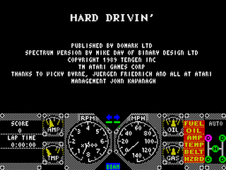 ZX GameBase Hard_Drivin' Domark 1989