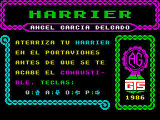 ZX GameBase Harrier Grupo_de_Trabajo_Software 1985