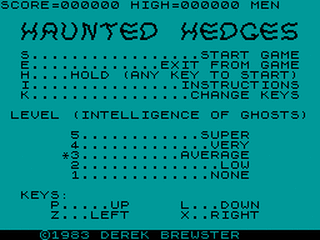 ZX GameBase Haunted_Hedges Micromega 1983