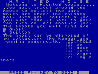 ZX GameBase Haunted_House Sinclair_User 1984