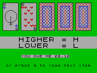 ZX GameBase High_Low Spectrum_Computing 1985
