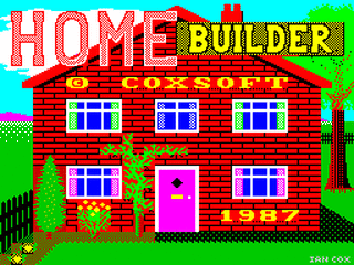 ZX GameBase Home_Builder Coxsoft 1987