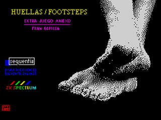 ZX GameBase Footsteps_/_Huellas Sequentia_Soft 2020