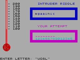 ZX GameBase Intruder U.T.S. 1983