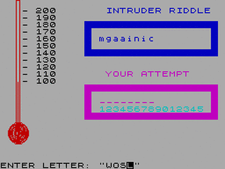 ZX GameBase Intruder U.T.S. 1983