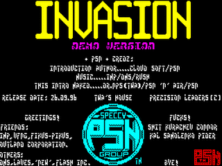 ZX GameBase Invasion_(TRD) Precision_Group 1996