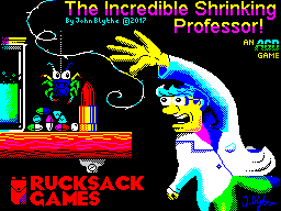 ZX GameBase Incredible_Shrinking_Professor_(128K),_The Rucksack_Games 2017