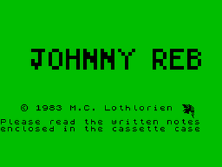 ZX GameBase Johnny_Reb MC_Lothlorien 1983