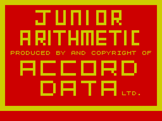 ZX GameBase Junior_Arithmetic Accord_Data