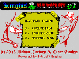 ZX GameBase Knights_&_Demons_DX_(128K) Kabuto_Factory 2013