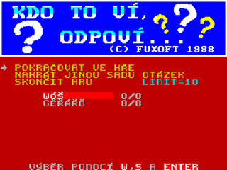 ZX GameBase Kdo_to_ví,_Odpoví...? Fuxoft 1988