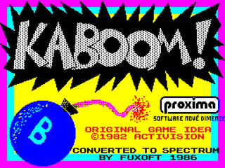 ZX GameBase Kaboom! Fuxoft 1986