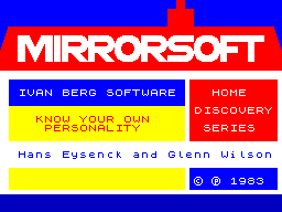 ZX GameBase Know_Your_Own_Personality Mirrorsoft 1985