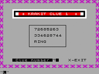 ZX GameBase Krakit Artic_Computing 1982