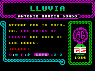 ZX GameBase Lluvia Grupo_de_Trabajo_Software 1985