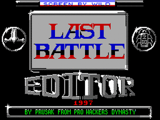 ZX GameBase Last_Battle_Mission_Editor_(TRD) Pro_Hackers_Dynasty 1997