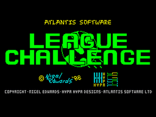 ZX GameBase League_Challenge Atlantis_Software 1988