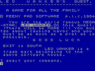 ZX GameBase Leo_Wanker's_Quest Peeny_Pad_Software_PLC 1984