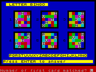 ZX GameBase Letter_Bingo Newtech_Publishing 1984
